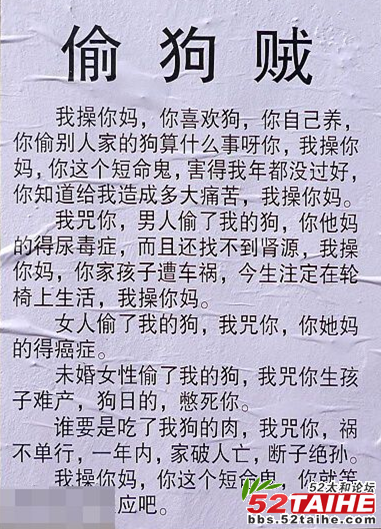 写给偷狗贼的“诅咒”.png
